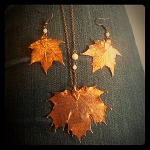 Sugar Maple Necklace and Earrings